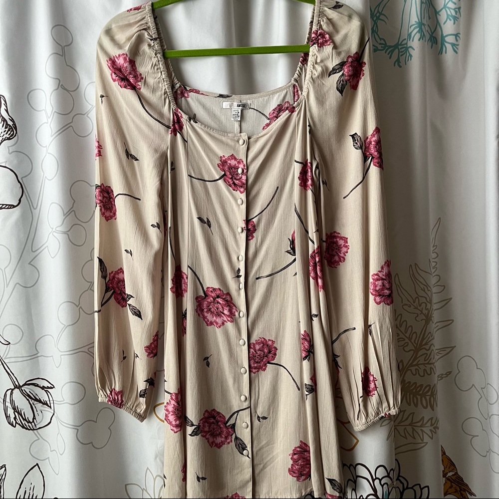 Floral Mini Dress - SIZE S
